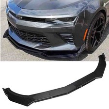 For Chevrolet Camaro Ss Rs Ls Lt Front Bumper Lip Spoiler Splitter Carbon Fiber