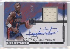 2023-24 Panini Impeccable Elegance Retired Jersey 6/25 Isiah Thomas Auto HOF 7o6