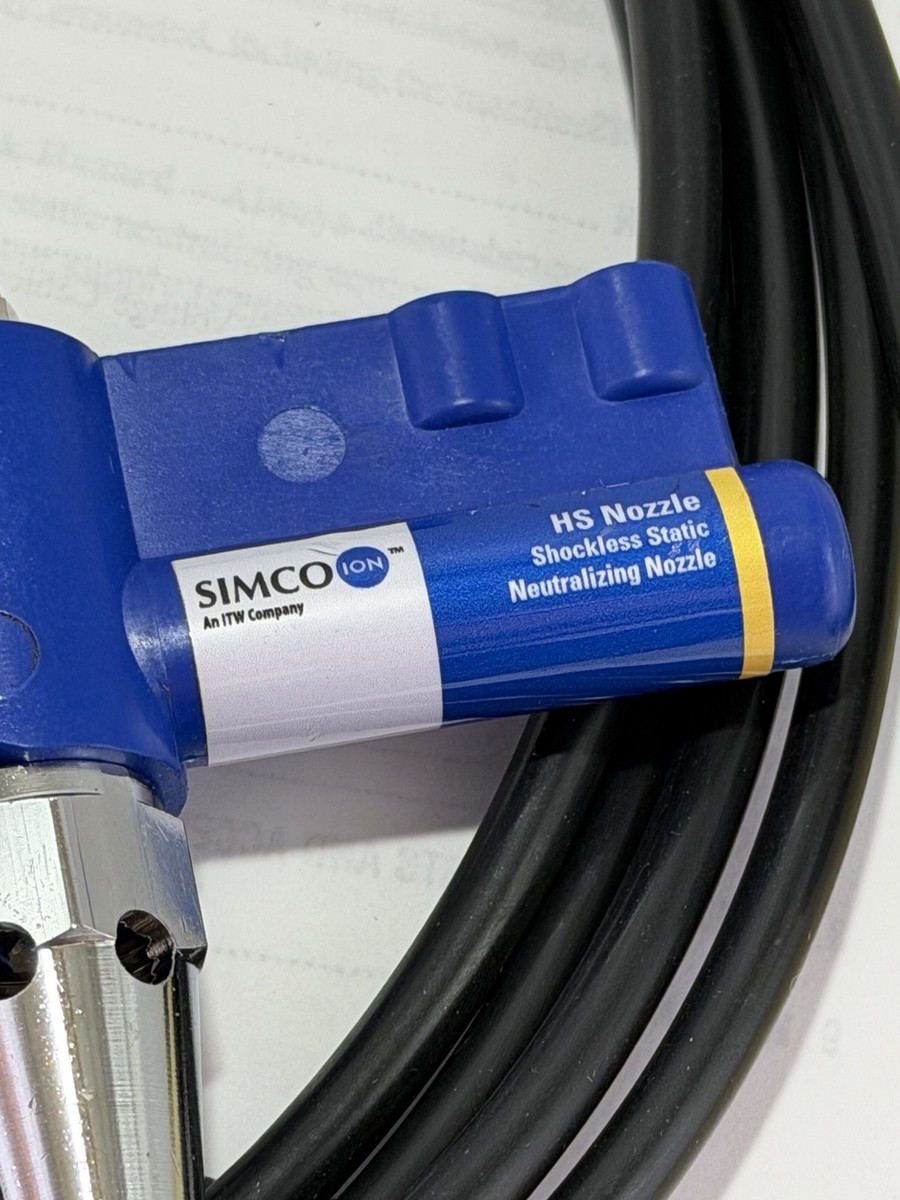 Simco HS Shockless Static Neutralizing Nozzle | eBay