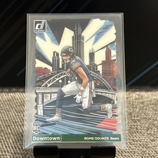 Rome Odunze Clearly Donruss Downtown 2024 Rc