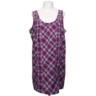 Cecil, Kleid, Größe: XL, Lila/Weiß/Grau, Baumwolle/Elasthan/Polyester, Karo #wCW
