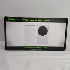 HIDEit MOUNTS White Steel Wall Mount Xbox Series S - Ultimate Space Saver NEW