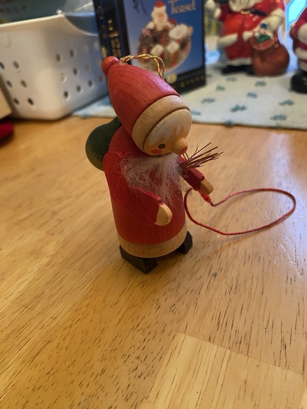 German Christmas Wood Ornament Santa Gnome Steinbach?