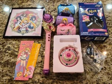 x7 90s Vintage Sailor Moon Cosmic Crescent Wand Locket Mini Duffles Tested!