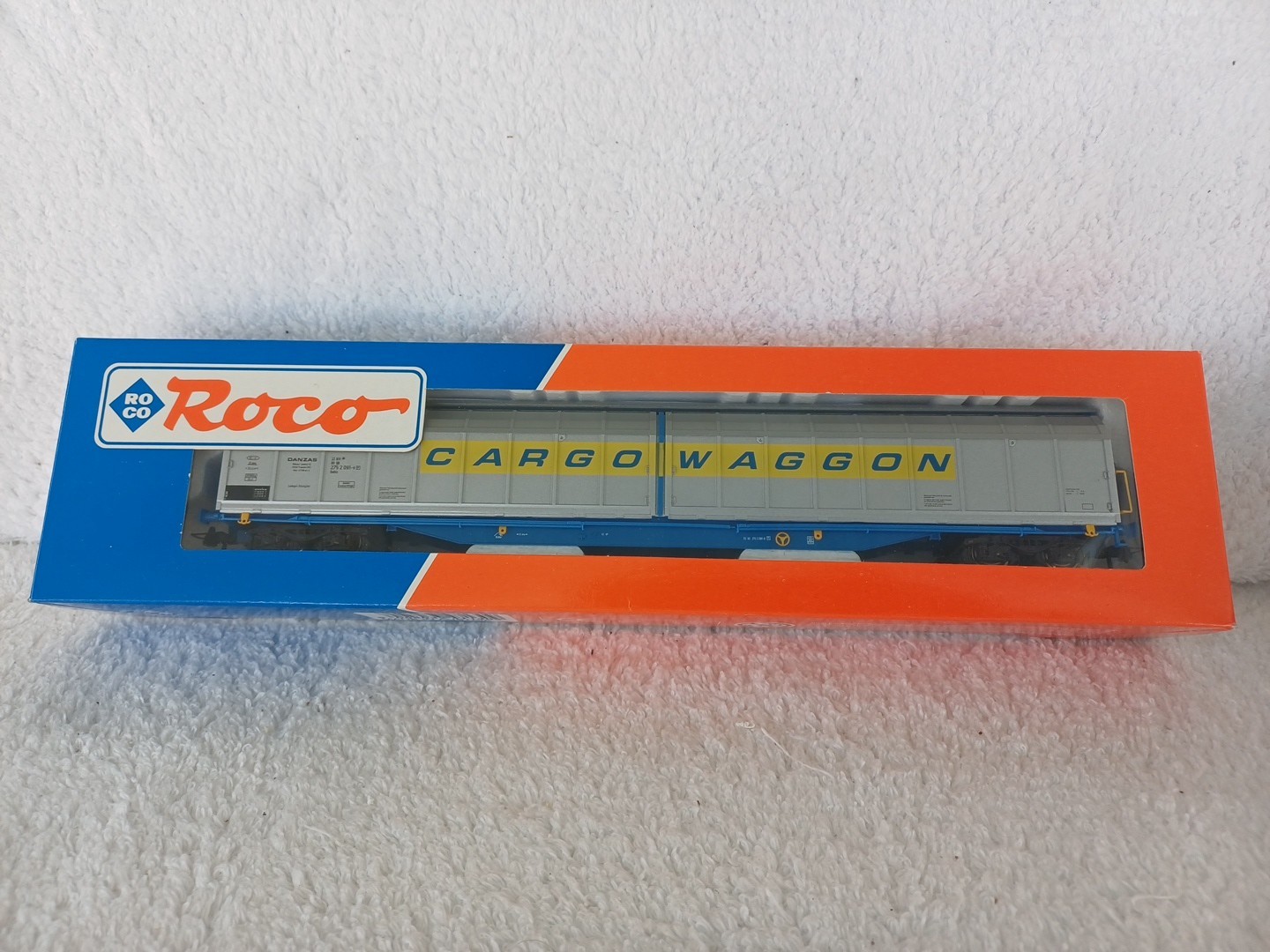 Roco HO 47130 DB CARGOWAGGON DANZAS 275 2 091-9 Silver Blue Freight Wagon