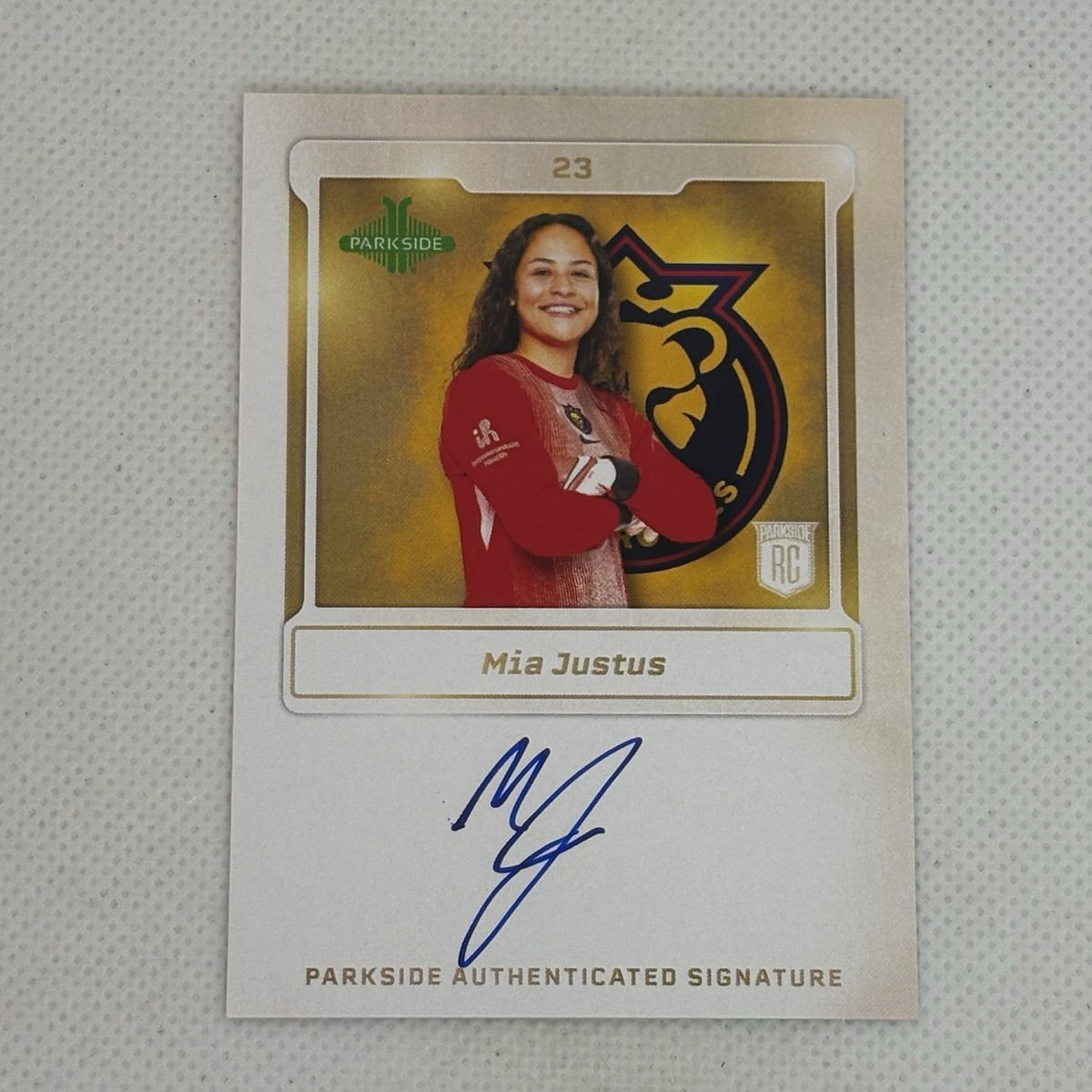 2025 Parkside NWSL | Mia Justus Utah Royals | Rookie Autograph! | eBay