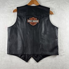 Milwaukee Leather Men's Classic Side Lace Leather Vest - Black, 1.1-1.2mm Full Grain, Size 46