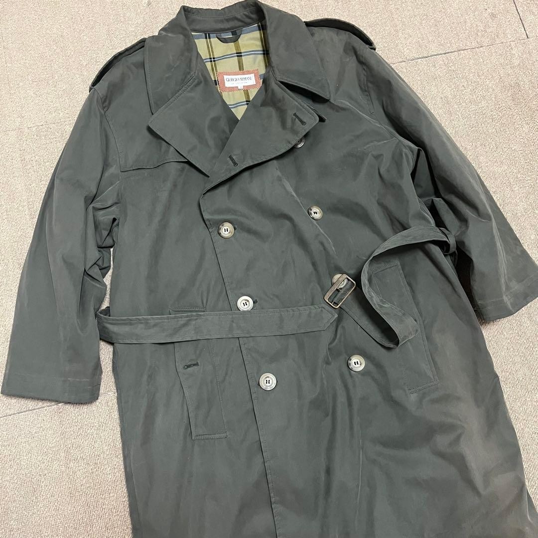 Vintage GIORGIO ARMANI 90s Trench Coat Size 38 | eBay