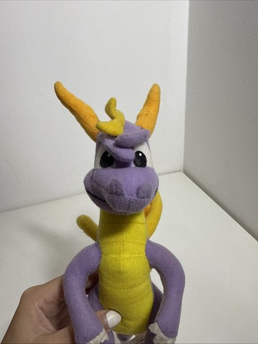 Vintage 10" Spyro The Dragon Plush, Soft Toy, 2001, Play By Play - Picture 2 of 4