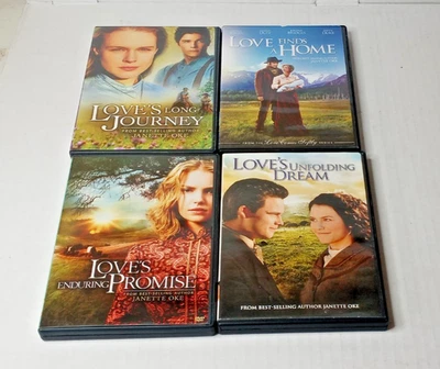 Love Comes Softly Series DVD Lot of 4 Janette Oke Journey Softly Promise Dream - Image 1 of 2