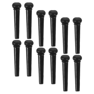12 Pcs Gitarrenbrückenstift Gitarrenteile Austauschen Gitarrennadel
