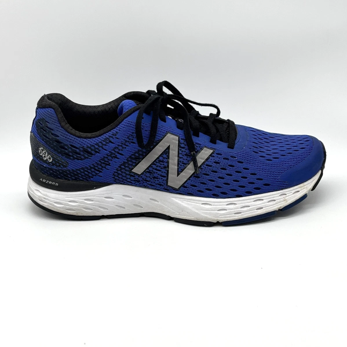 New Balance‎ Men\'s Athletic Shoes in Vibrant Blue NEW BALANCE 680V8 BLUE OASIS/LIME LEAF/BLACK/WHITE - MENS  main image 4