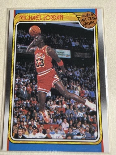 1988-89 Fleer Michael Jordan #120 All-Star Team Chicago Bulls HOF NM-MT