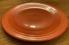Vintage Fiestaware - 10" dinner plate in "radioactive" red (exc.) (1936-1969)