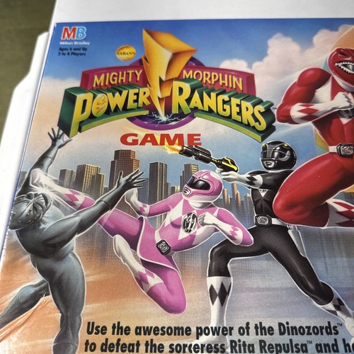 Vintage 1993 Mighty Morphin Power Rangers Board Game Milton Bradley- USED - 第 2/20 張圖片