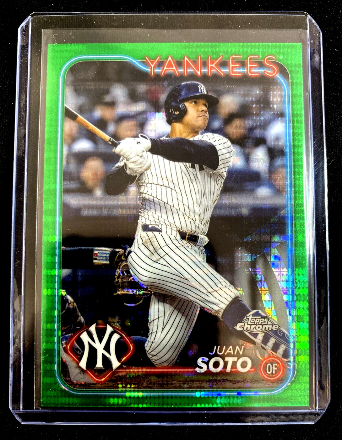2024 Topps Chrome - Juan Soto #150 Green Wave Refractor /99