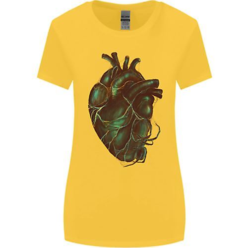 Rotten Heart Gothic Demon Satan Skull Evil Womens Wider Cut T-Shirt | eBay