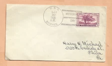 U.S.S  SEMMES MEMORIAL DAY MAY 30,1935  NAVAL COVER