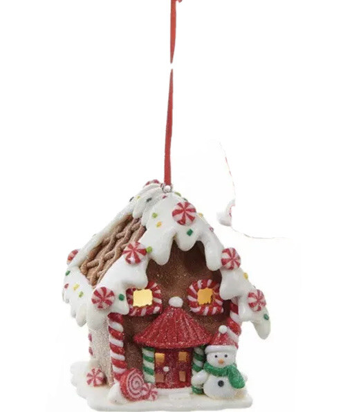 NEW ￼Lighted LED Gingerbread House Ornaments, Price Pet 1 ￼ Kurt S  Adler