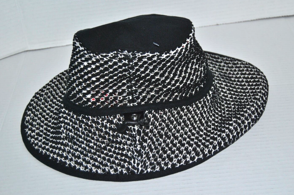 NWOT RAG & BONE Cruise Summer Net Bucket Hat Black Women