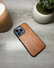 Real Natural Wood iPhone Case Shockproof for iPhone 12 13 14 Pro & Pro Max