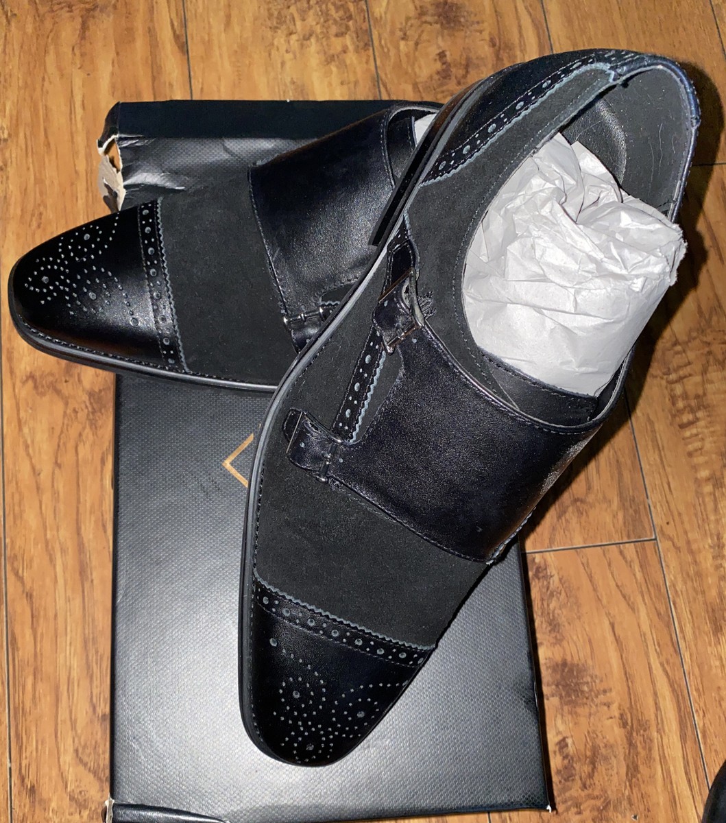 La Milano Patina Collection Black Double Buckle Leather  display picture 2