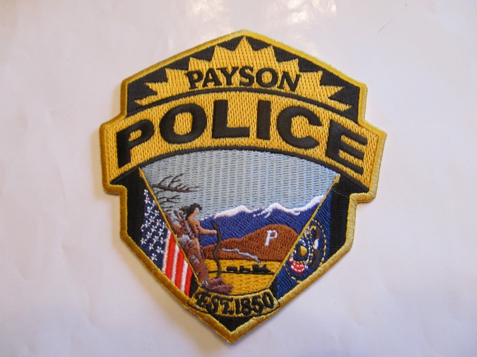 Utah Payson Police Patch eBay