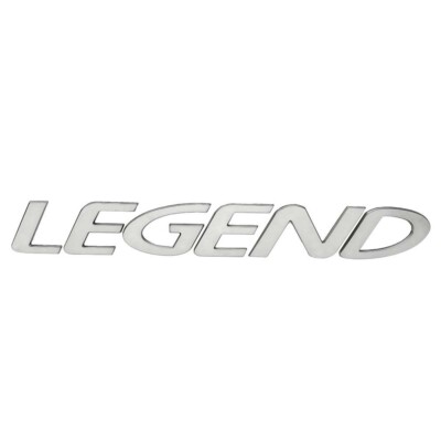Legend Bass Boat Raised Decal 316248 | Silver Logo Sticker