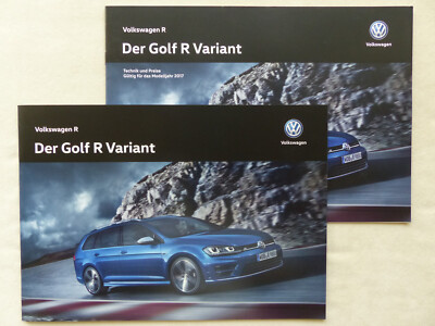 VW Golf R Variant TSI 4Motion 300 PS MJ 2017 - Prospekt + Preisliste 05.2016
