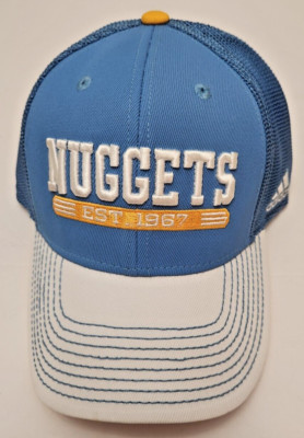 Denver Nuggets NBA adidas Team Established Fitted Hat S/M