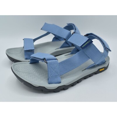 Merrell Womens Size 8 Breakwater Stonewash Blue Strap Sandals Shoes