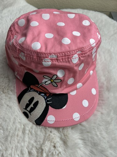 Disney Parks Minnie Mouse Pink White Polka Dot Youth Hat Adjustable NEW - Picture 2 of 8
