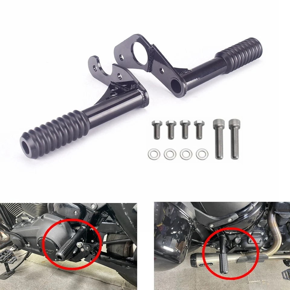 Clavijas de barras de choque traseras para Harley Low Rider ST FXLRST Street Bob 2018-2025 Foto 3 de 4