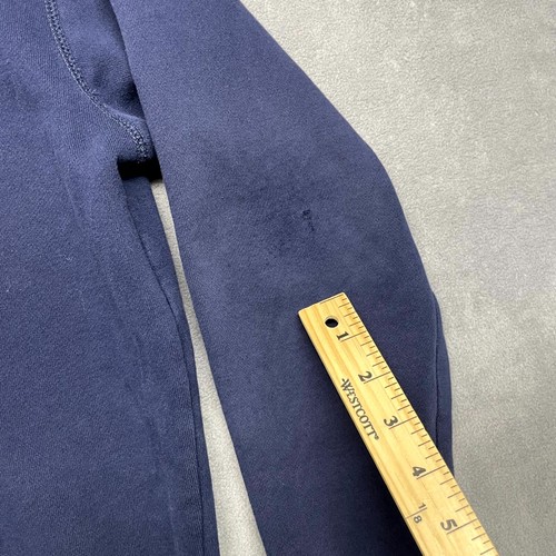 Polo Ralph Lauren Hoodie Boys L (14-16) Navy Blue Cotton Fleece Lined Full Zip - Picture 4 of 9
