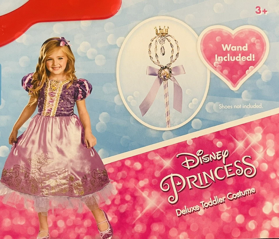 Disfraz Disney Princesa Rapunzel Deluxe Niño Disfraz con Accesorios Talla 3T-4T Foto 2 de 4