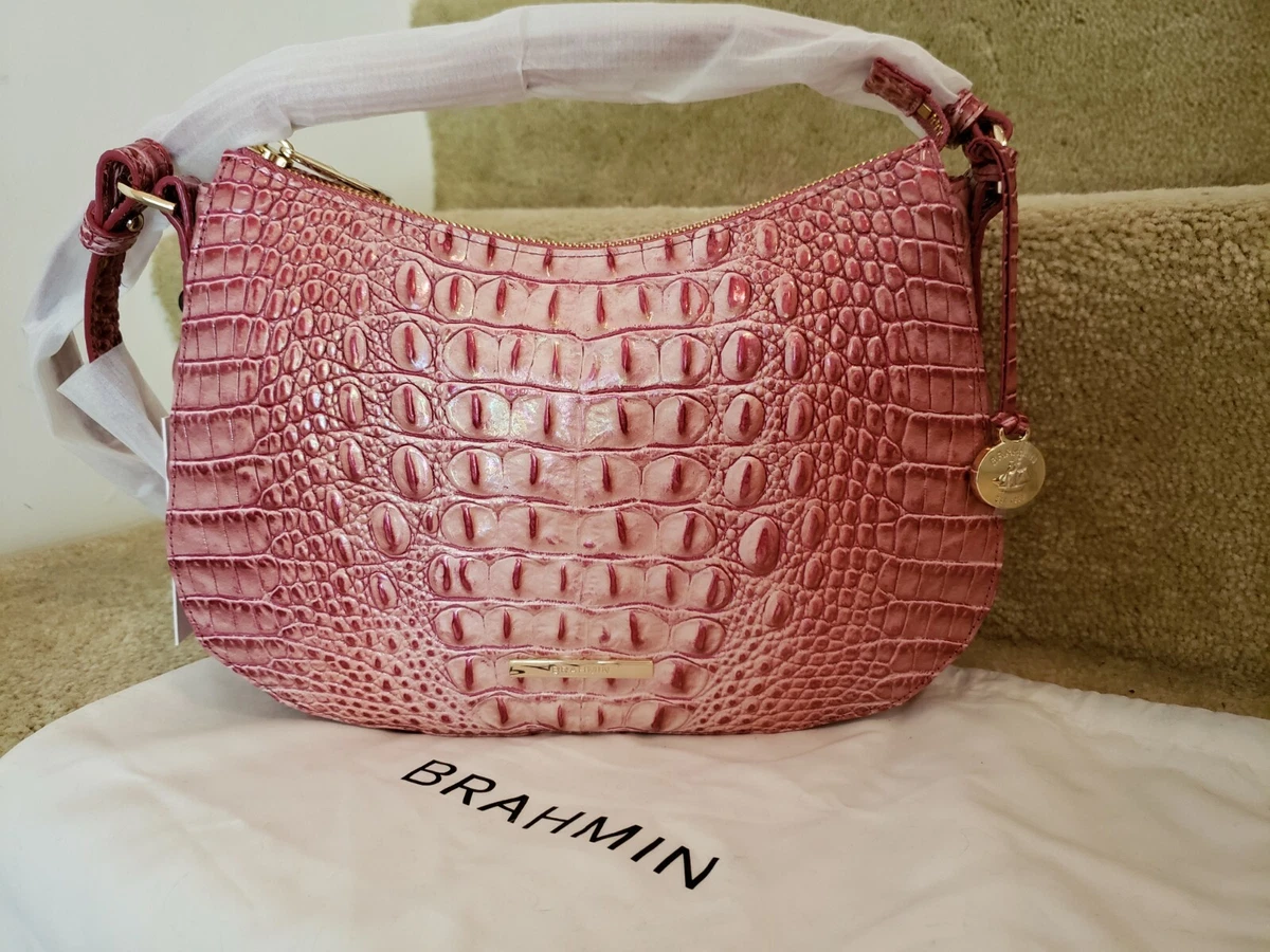 Brahmin Pink Crossbody  Pink leather, Brahmin bags, Brahmin