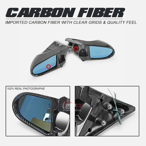Kits de carrocería de fibra de carbono con espejo retrovisor lateral retrovisor para Nissan 370z Z34 LHD - Imagen 2 de 12