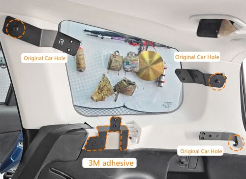 for Subaru Forester SH 2008-2012 Storage Molle Panel Rear Trunk Rack Side Pair - Picture 6 of 7