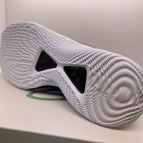 Under Armour Team Curry Flow 9 Black White Size 8.5M Basketball Shoe 3025631-001 - Picture 13 of 20