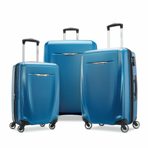 Lot De 2 Valises Vintage Samsonite Silhouette – Coque Dure – Rouge – Années 1960 – USA