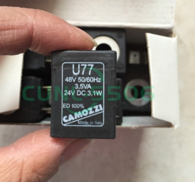 1PC New For Camozzi Solenoid Valve Coil U77 24V 48V 50/60Hz 3.1W