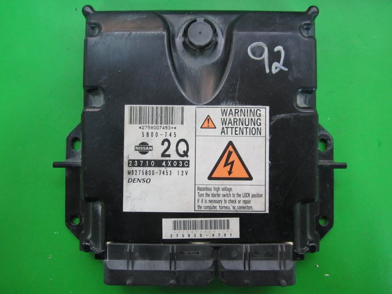ECU Engine Control Unit Nissan Navara 2.5DCI 23710 4X03C