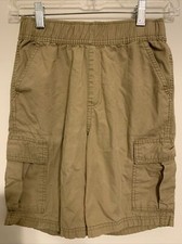 Children s Place Khaki Elastic Adjustable Band Waist Cargo Shorts Size 10