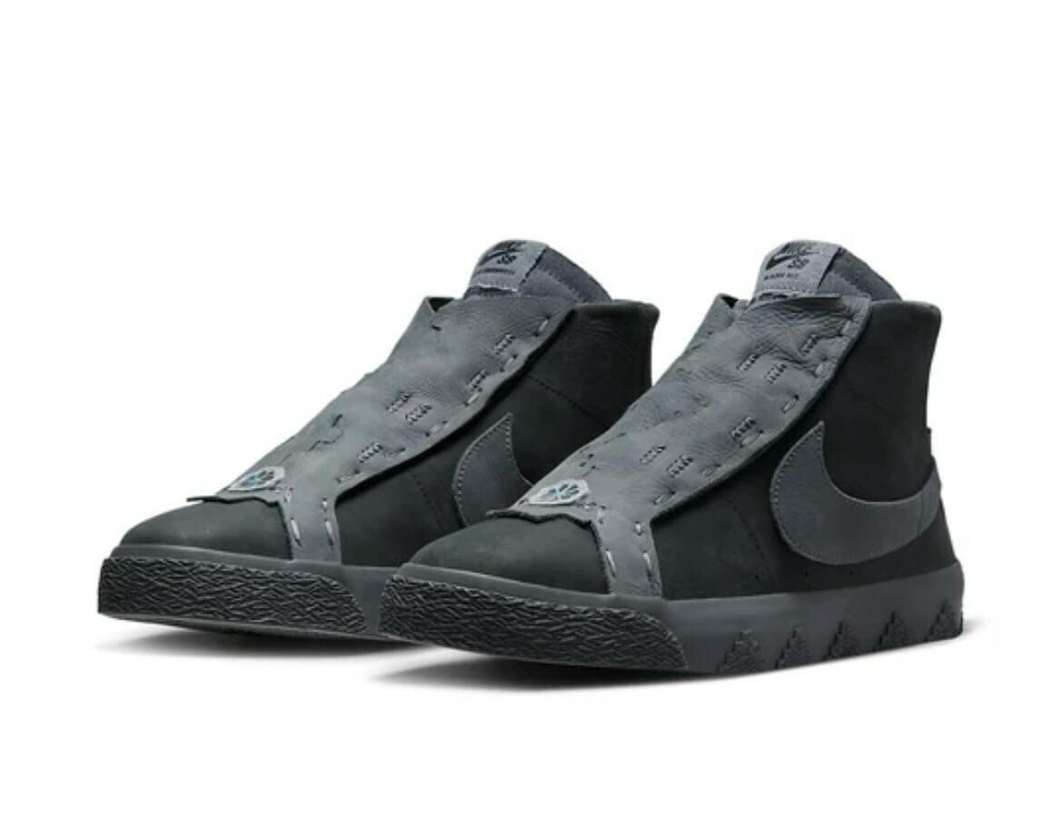 FQ0792-001 Di'orr Greenwood Nike SB Zoom Blazer Mid QS Dark FQ0792-001 Di'orr Greenwood Nike SB Zoom Blazer Mid QS Dark