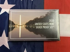 2020-s US SILVER Proof Set . 10-coin set.  NO "W" Nickel