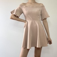 Pink Off Shoulder Dress Size 8/10