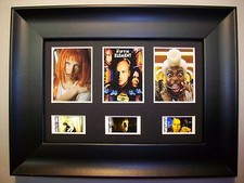 FIFTH ELEMENT Framed Trio Movie Film Cell Memorabilia Collectible Gift