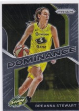 2021 Panini WNBA Prizm Dominance   #1 Breanna Stewart Seattle Storm