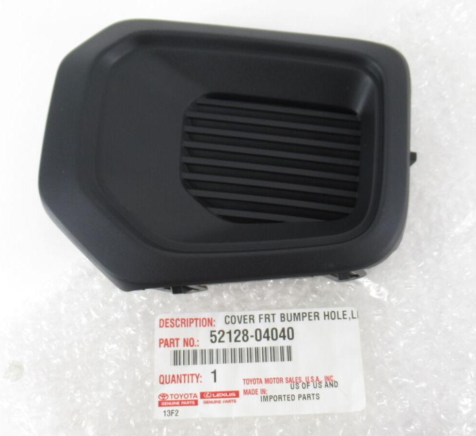 Genuine OEM Toyota 52128-04040 Driver LH Front Bumper Hole Cover