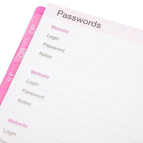 Planahead see it bigger telephone address book large print with tabbed